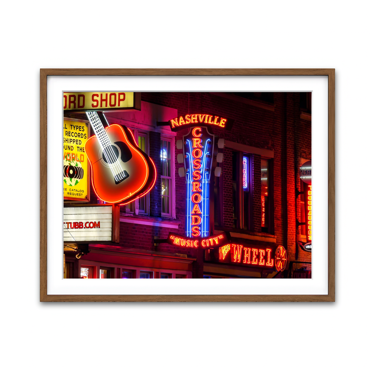 Framed Print 4x3 Walnut