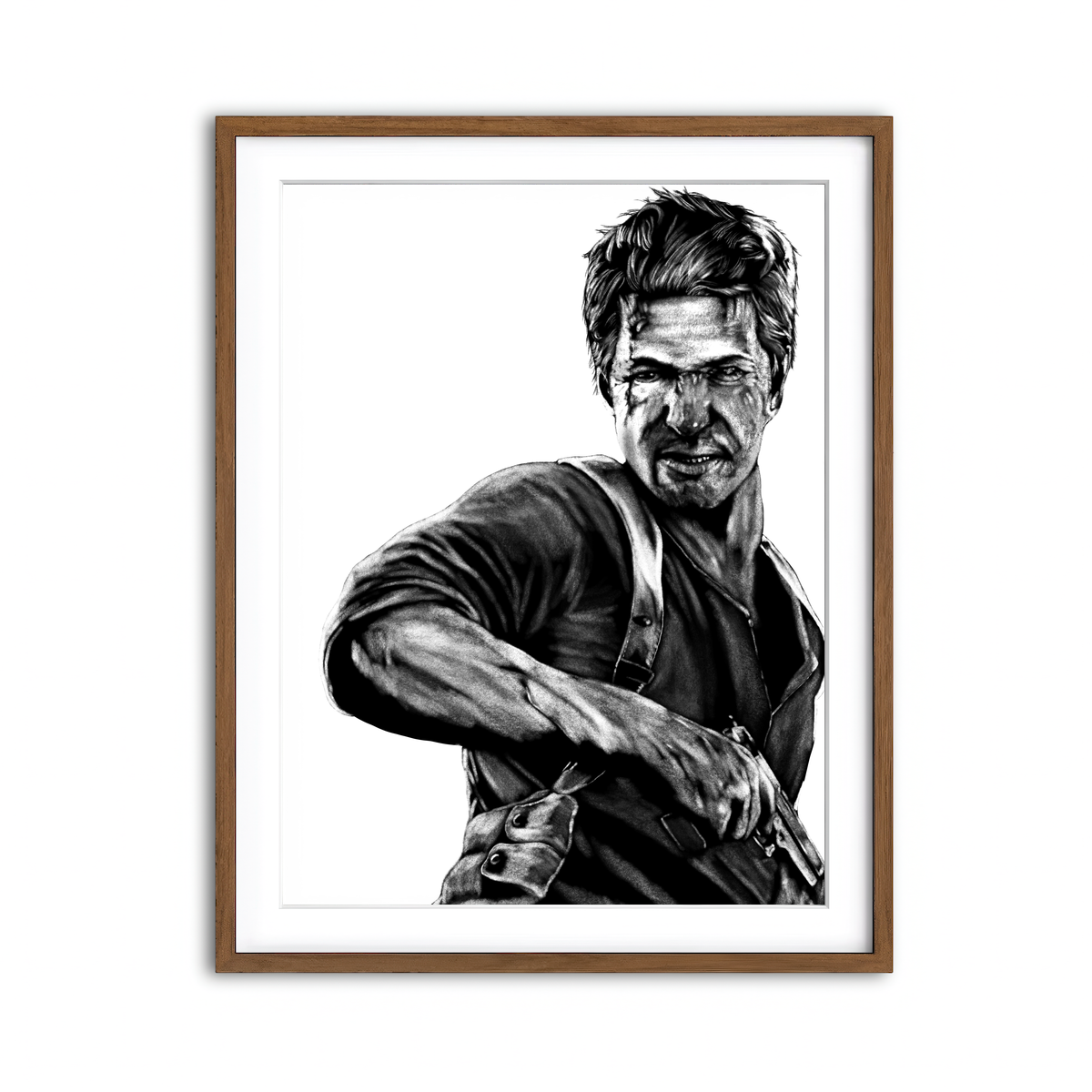 Framed Print 3x4 Walnut