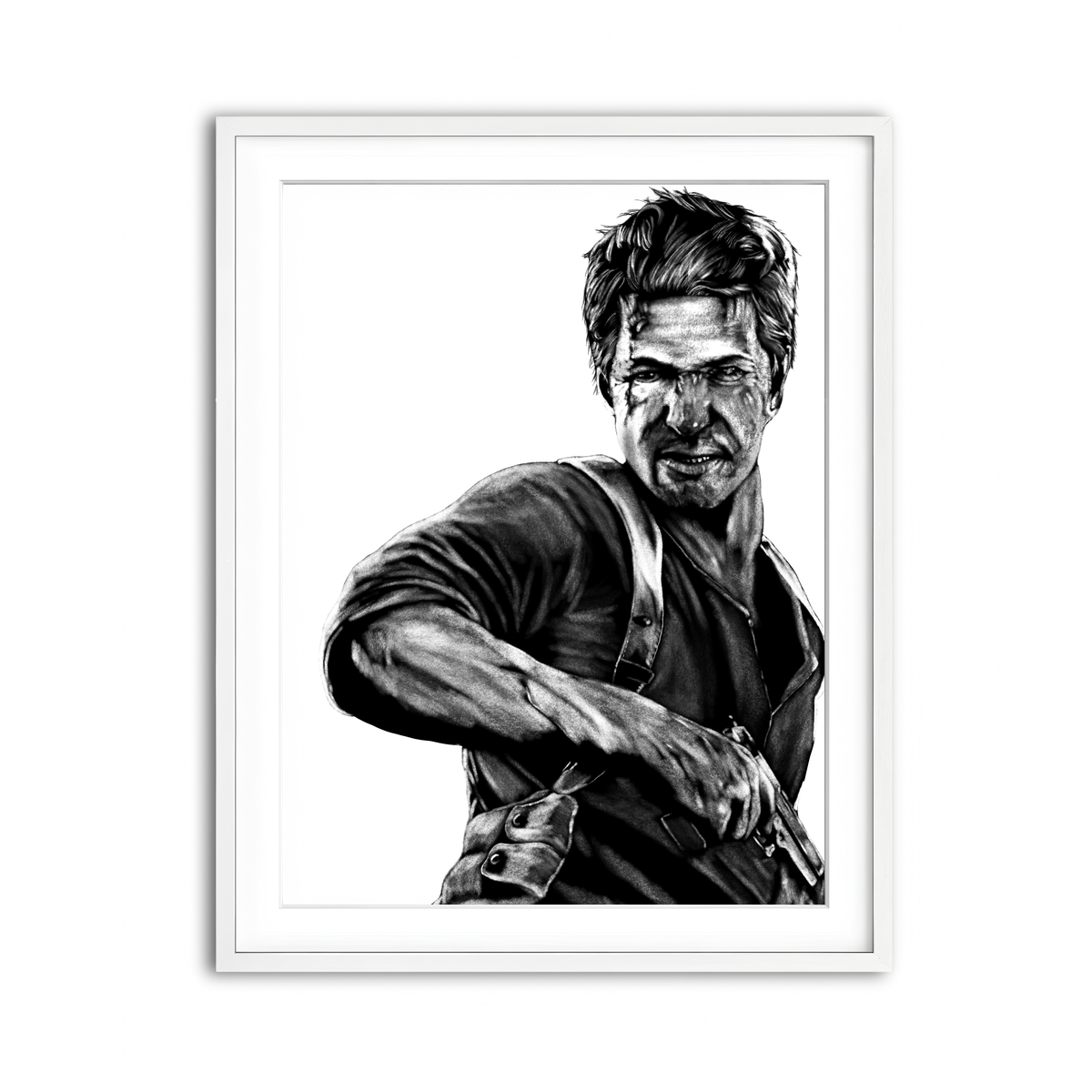 Framed Print 3x4 White