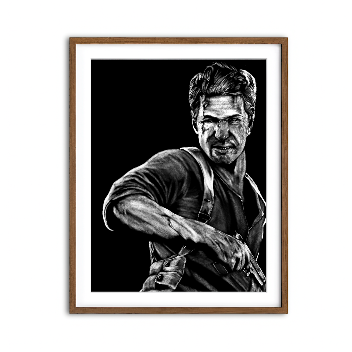 Framed Print 3x4 Walnut