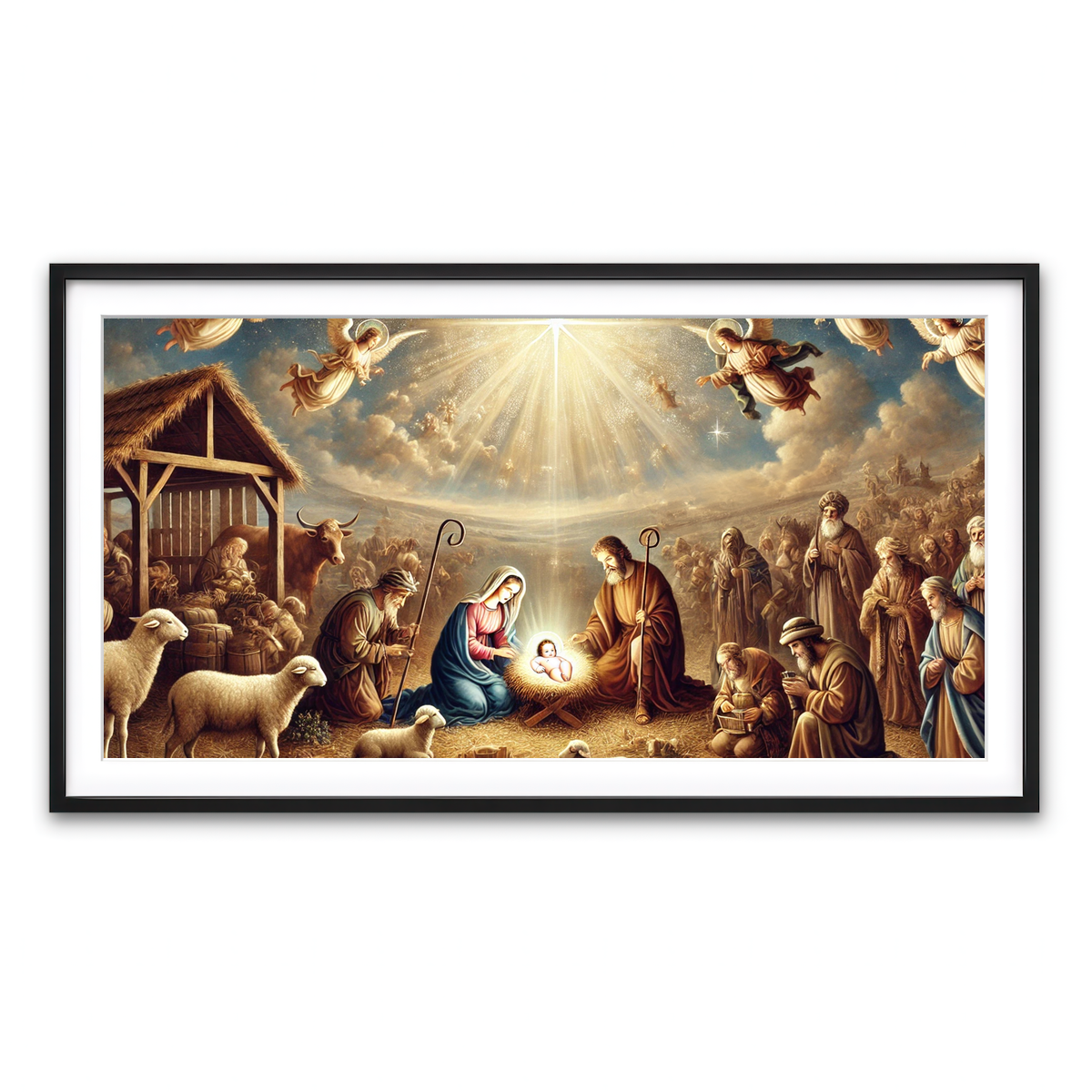 Framed Print 2x1 Black