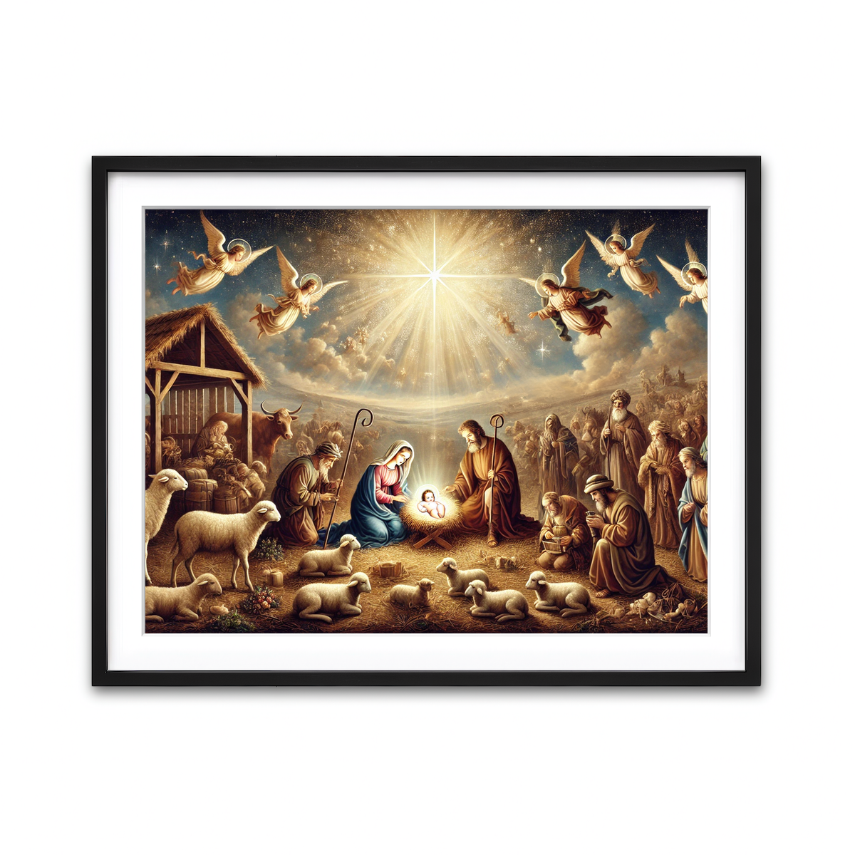 Framed Print 4x3 Black