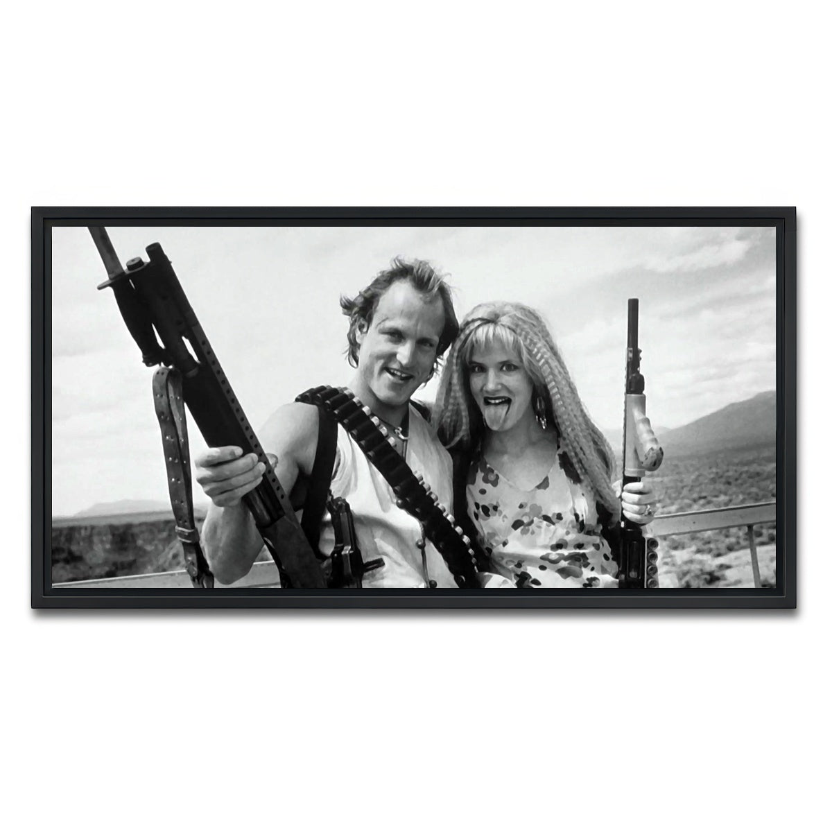 AUTO-MOCKUP WHITE | Natural Born Killers | 1 Piece | Black Framed Canvas | group=2x1