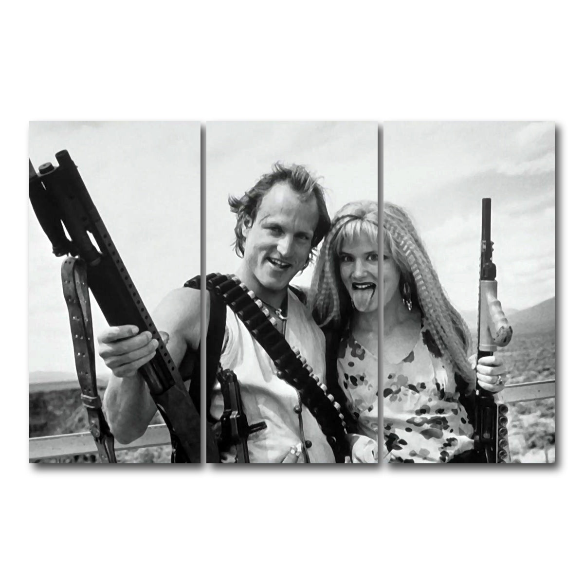AUTO-MOCKUP WHITE | Natural Born Killers | 3 Piece | Gallery Wrap Canvas | group=12x24