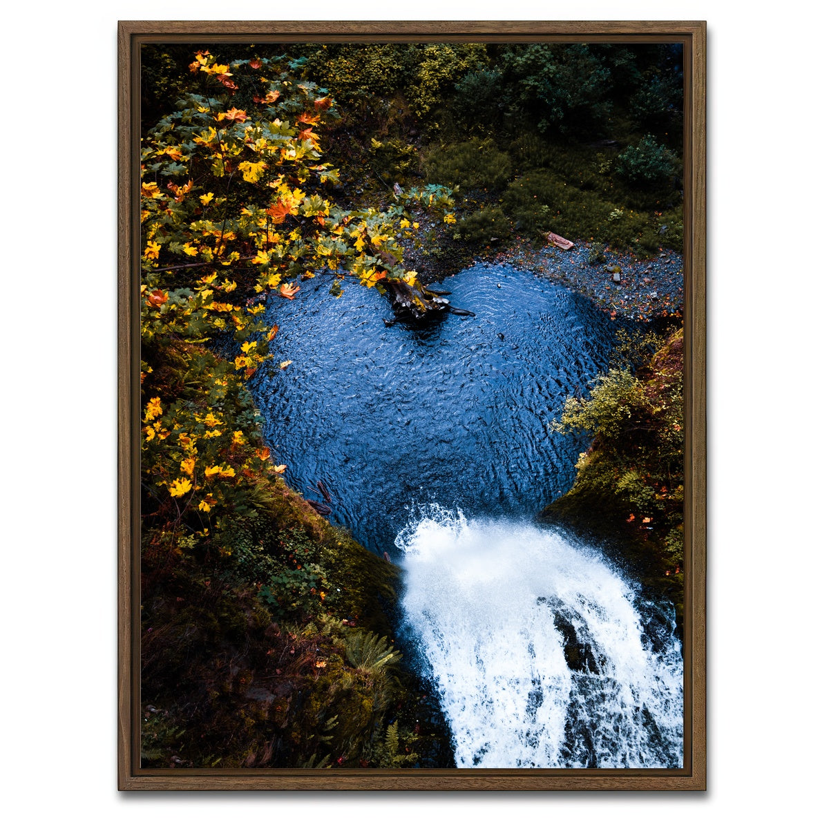 AUTO-MOCKUP WHITE | Nature Love | 1 Piece | Walnut Framed Canvas | group=3x4