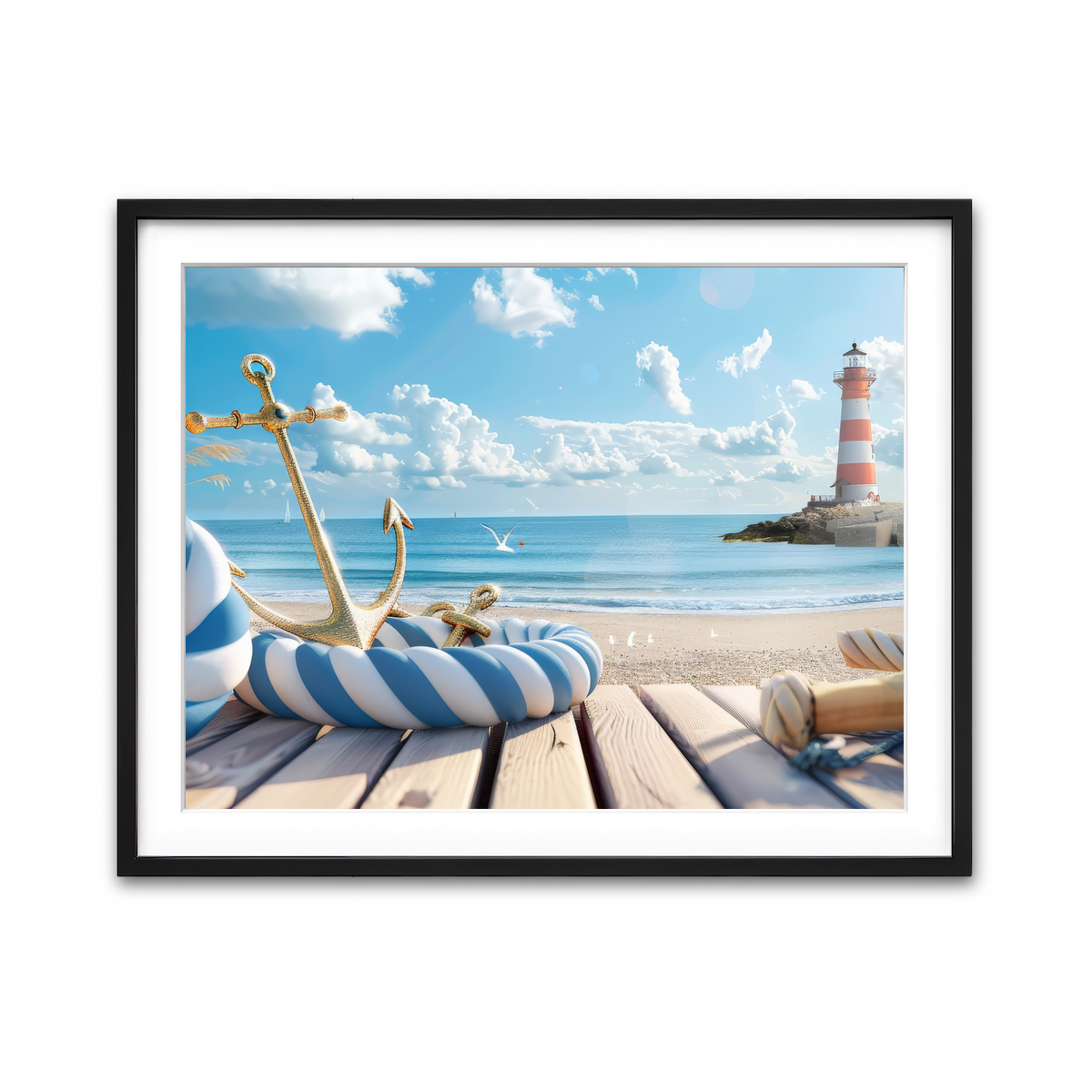 Framed Print 4x3 Black