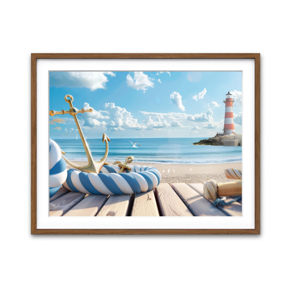 Framed Print 4x3 Walnut