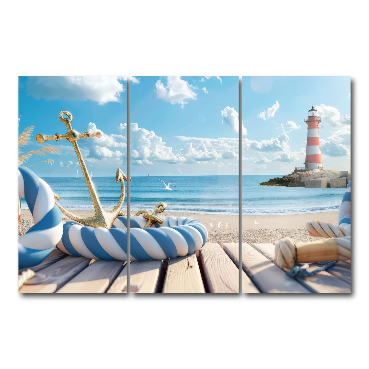 AUTO-MOCKUP WHITE | Nautical Scenery | 3 Piece | Gallery Wrap Canvas | group=12x24