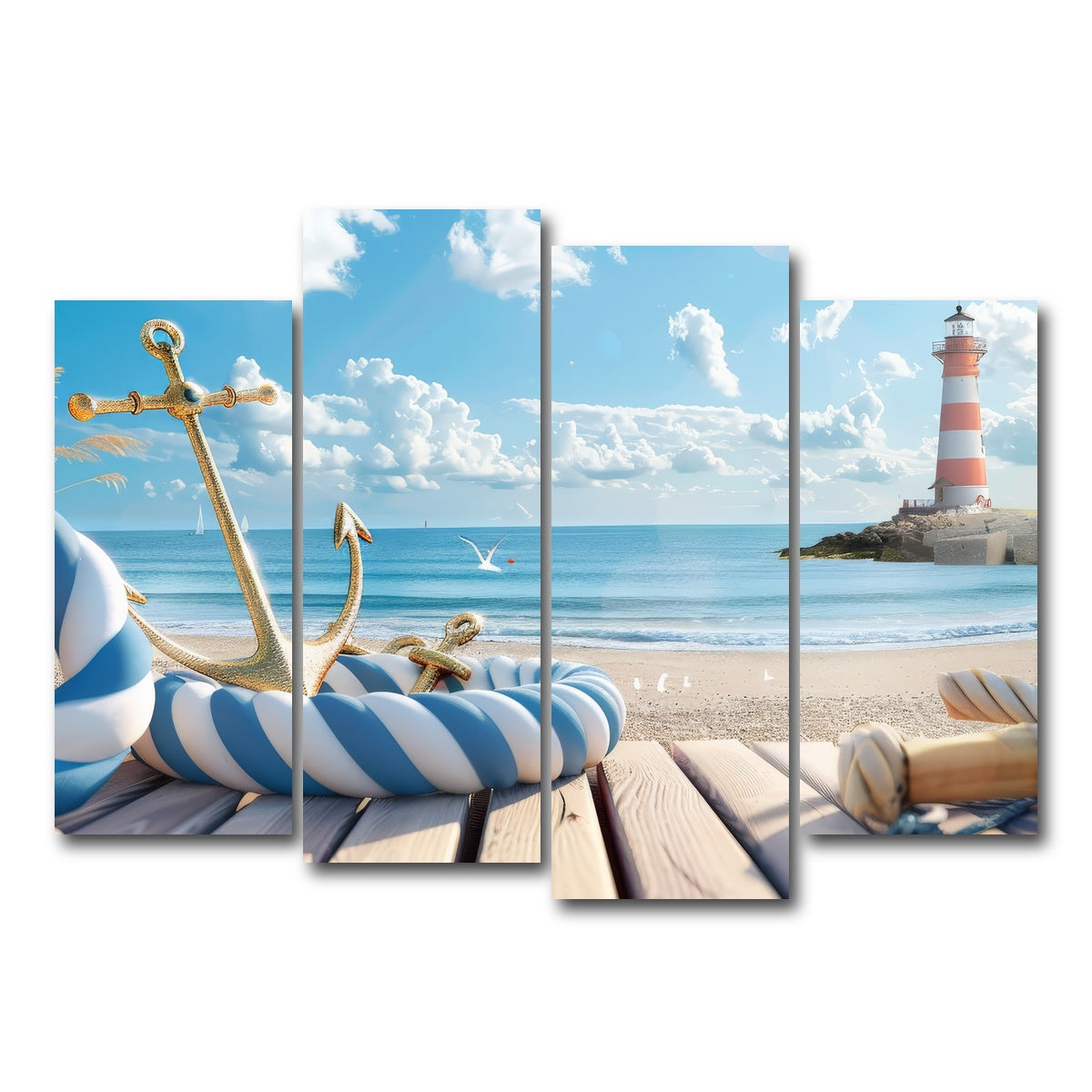 AUTO-MOCKUP WHITE | Nautical Scenery | 4 Piece | Gallery Wrap Canvas | group=4_normal