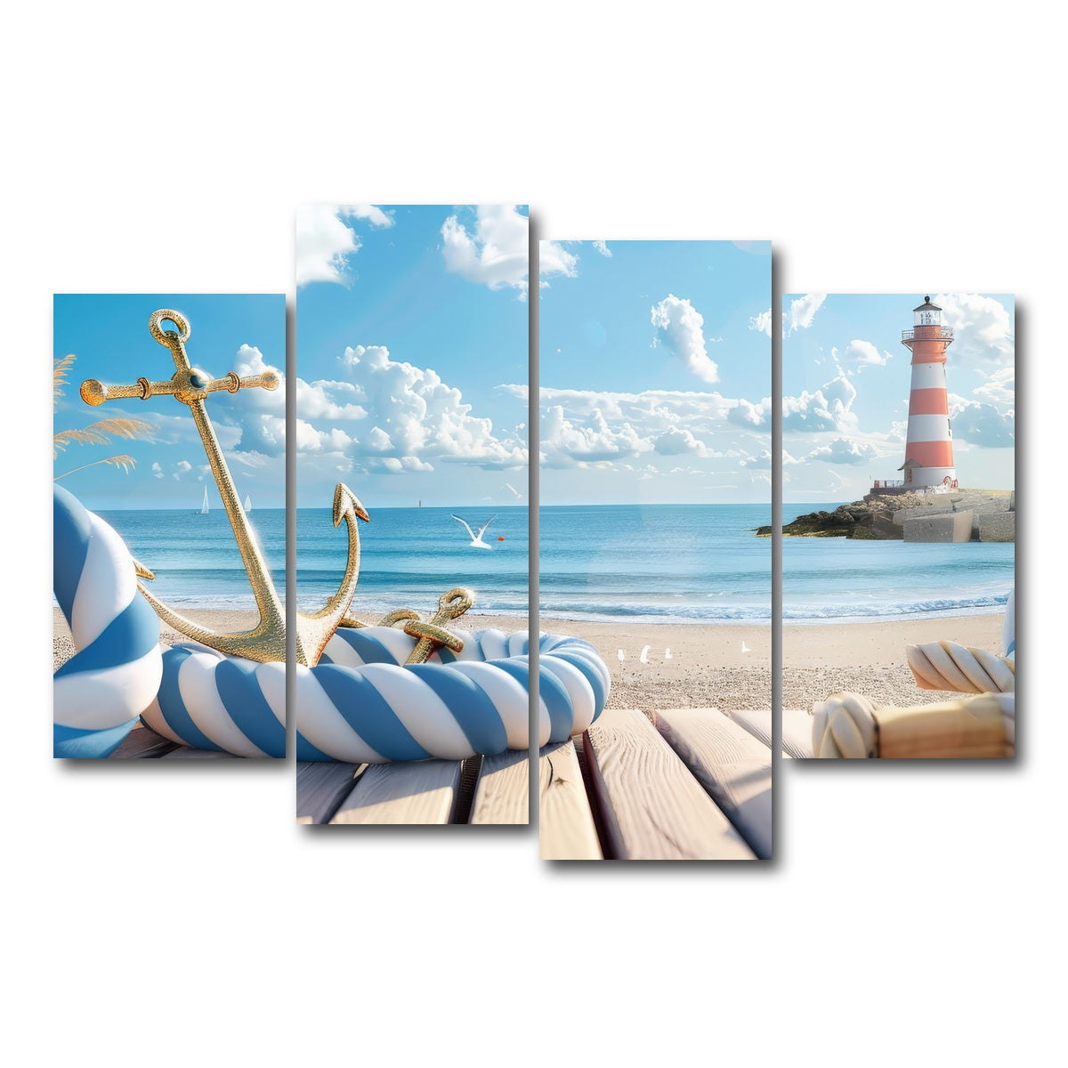 AUTO-MOCKUP WHITE | Nautical Scenery | 4 Piece | Gallery Wrap Canvas | group=4_short