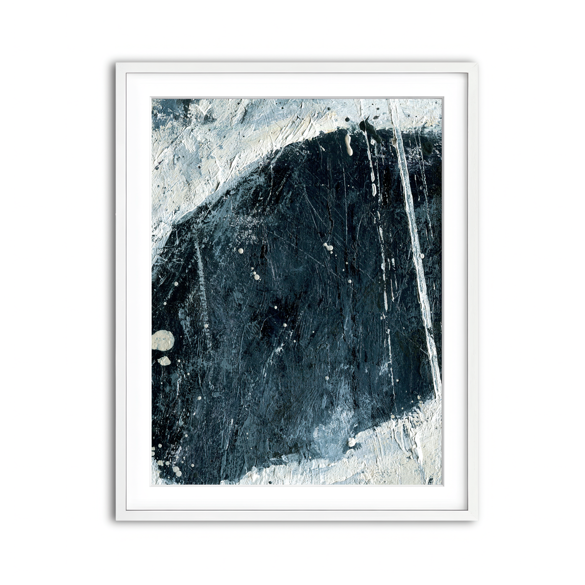 Framed Print 3x4 White