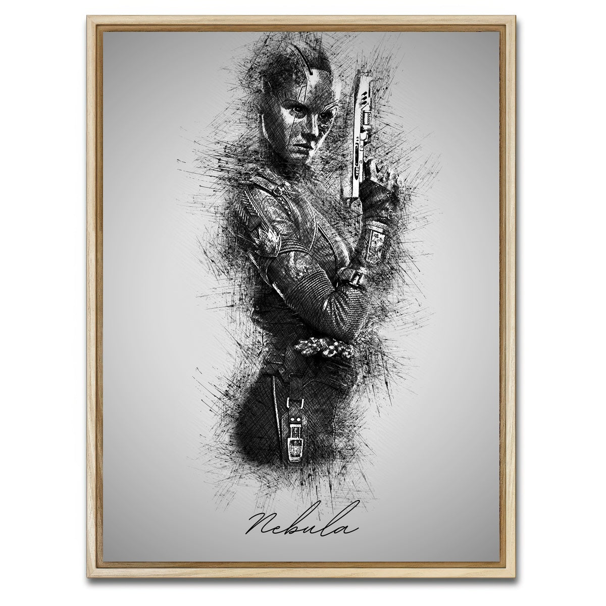 AUTO-MOCKUP WHITE | Nebula | 1 Piece | Natural Framed Canvas | group=3x4