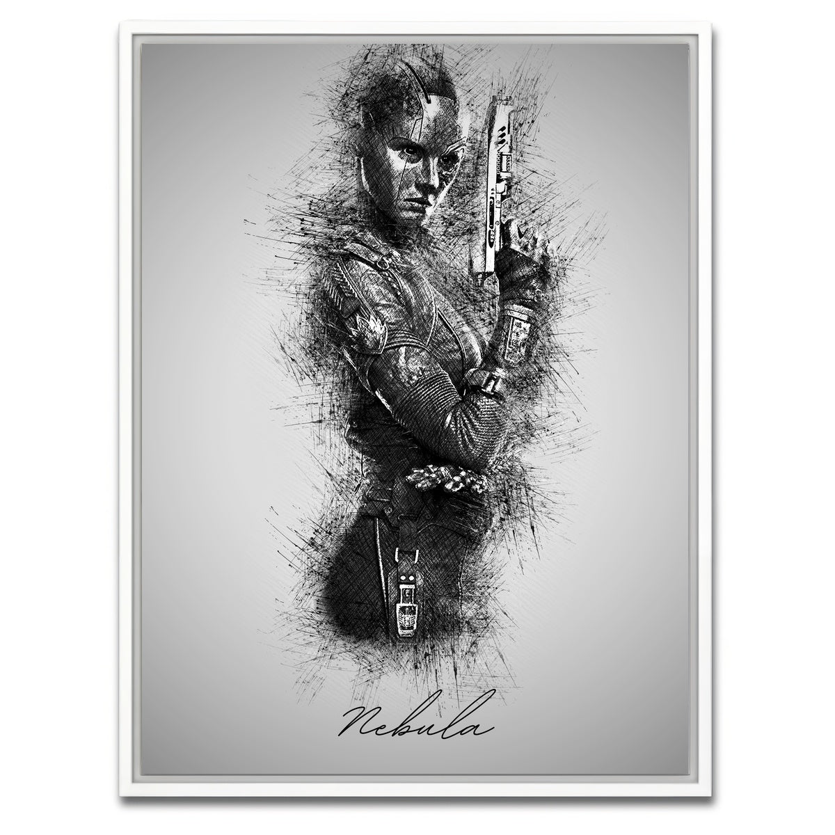 AUTO-MOCKUP WHITE | Nebula | 1 Piece | White Framed Canvas | group=3x4