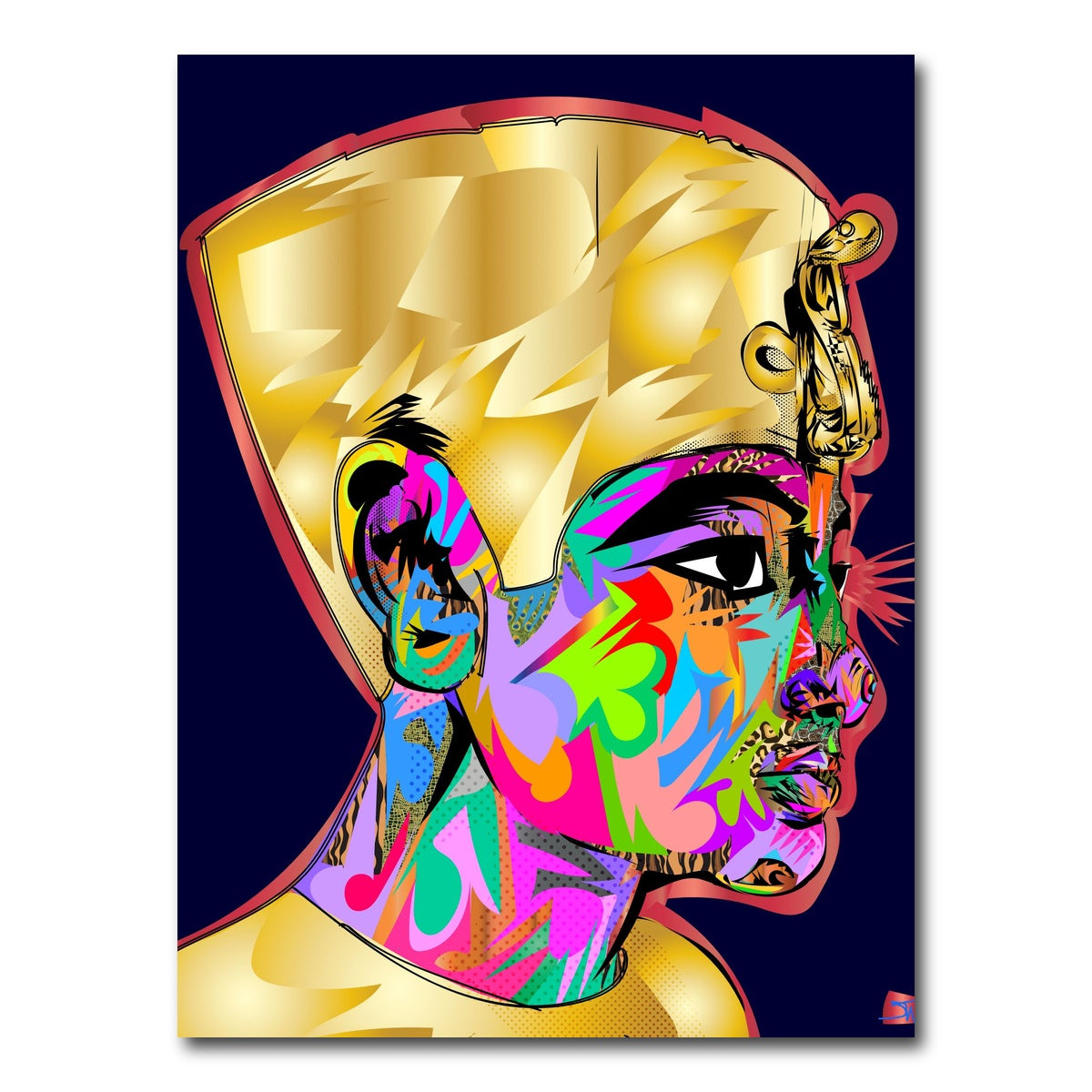 AUTO-MOCKUP WHITE | Nefertiti | 1 Piece | Gallery Wrap Canvas | group=3x4