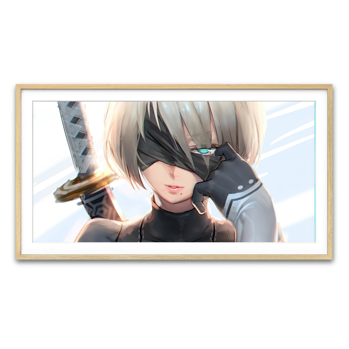 Framed Print 2x1 Natural