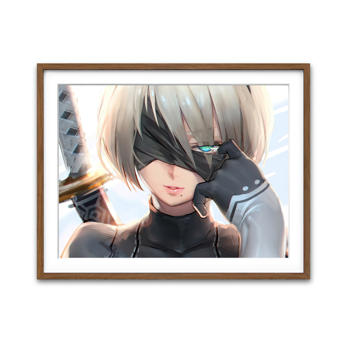 Framed Print 4x3 Walnut