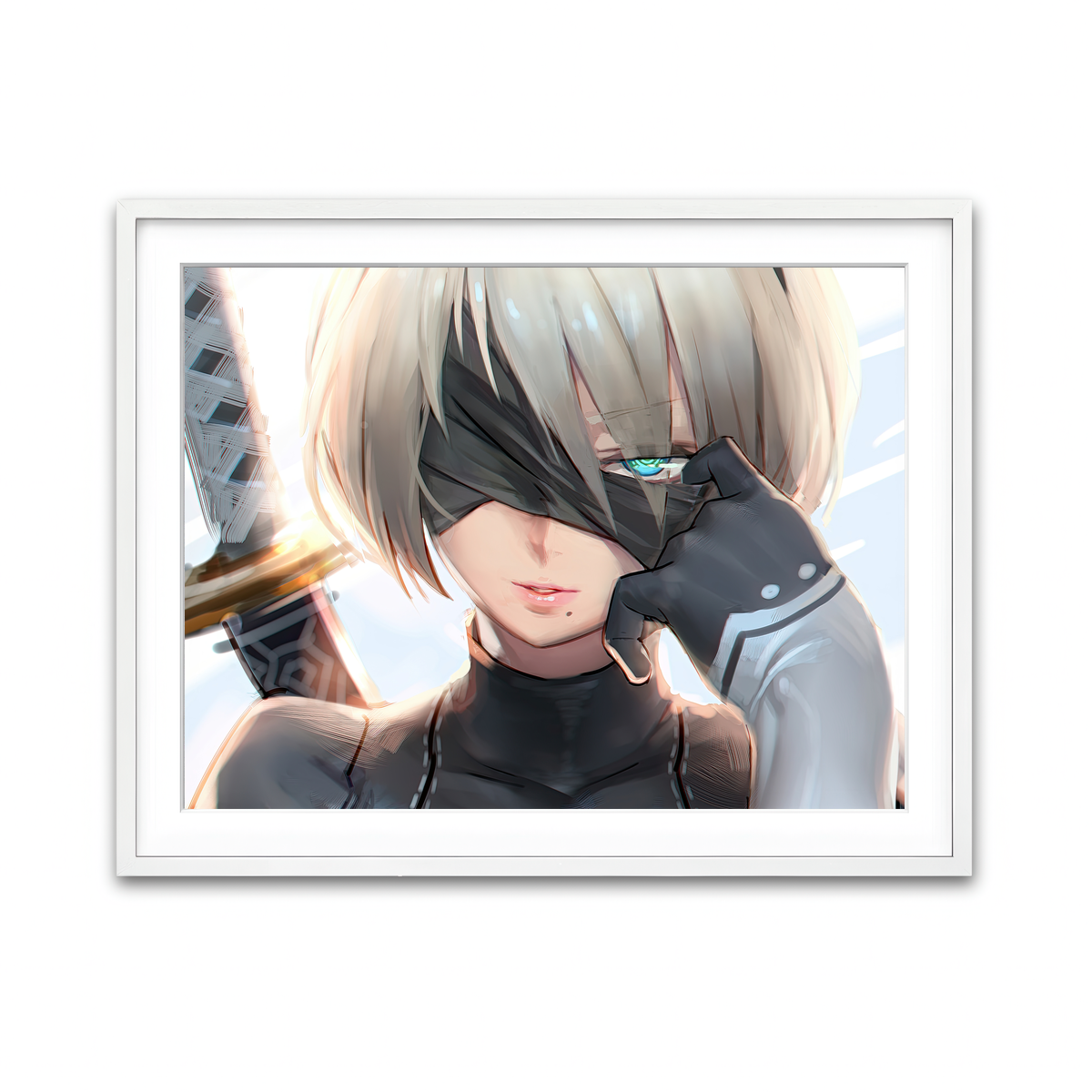 Framed Print 4x3 White