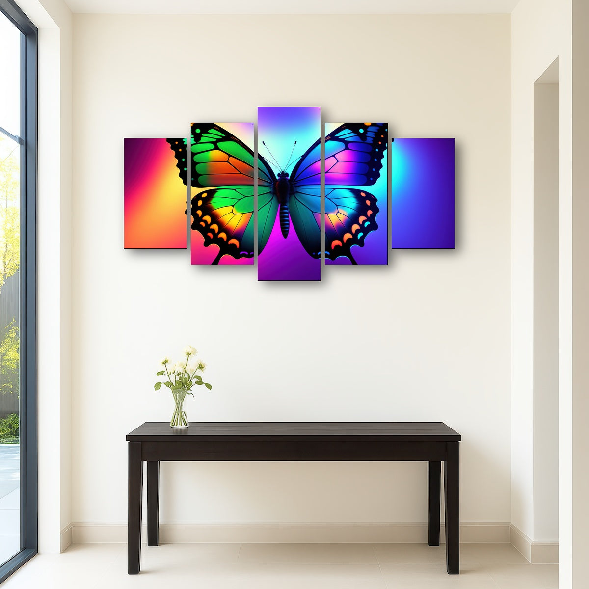 AUTO-MOCKUP ROOM | Neon Butterfly