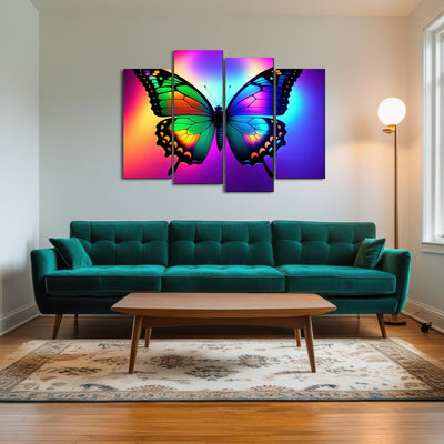 AUTO-MOCKUP ROOM | Neon Butterfly