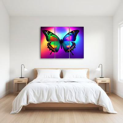AUTO-MOCKUP ROOM | Neon Butterfly