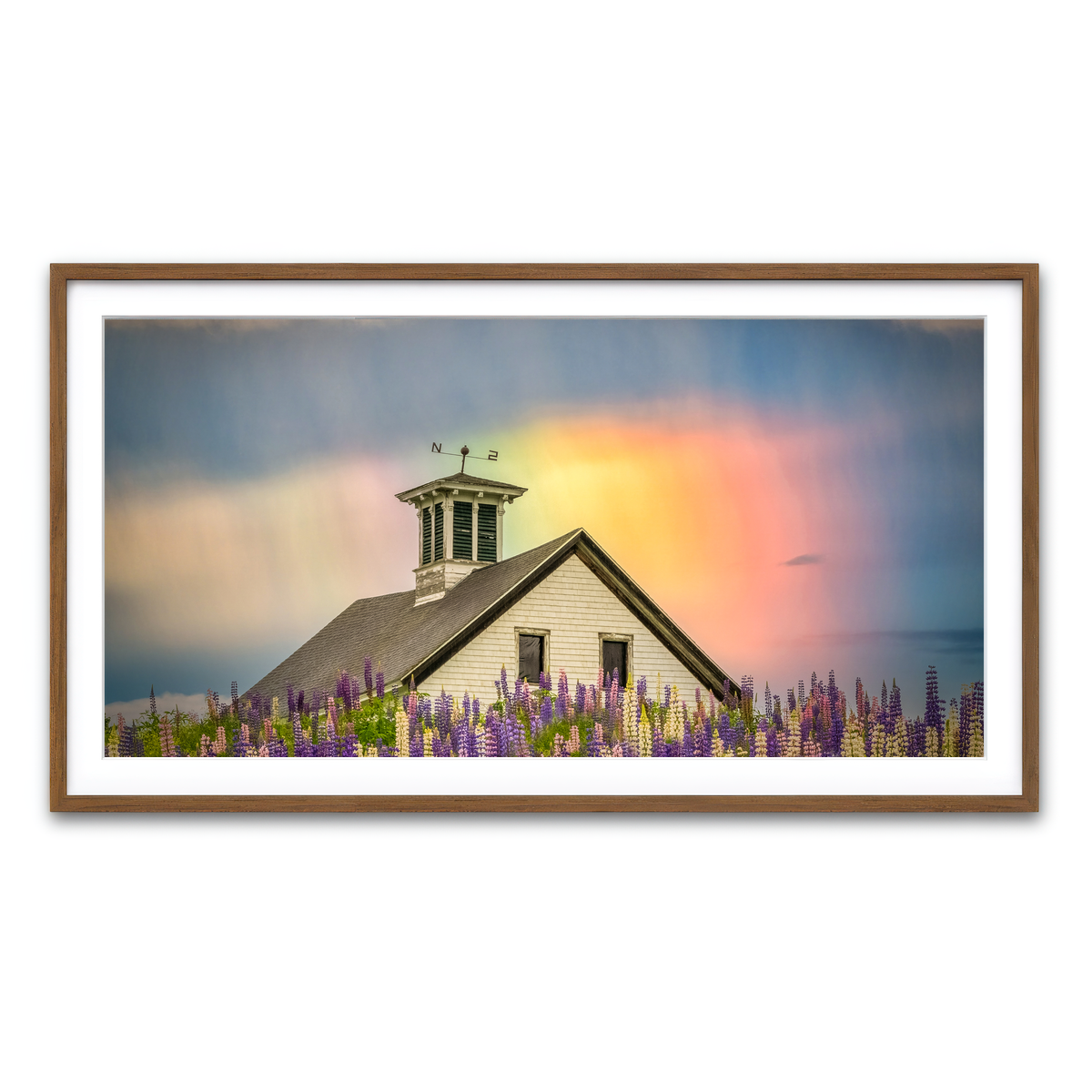 Framed Print 2x1 Walnut