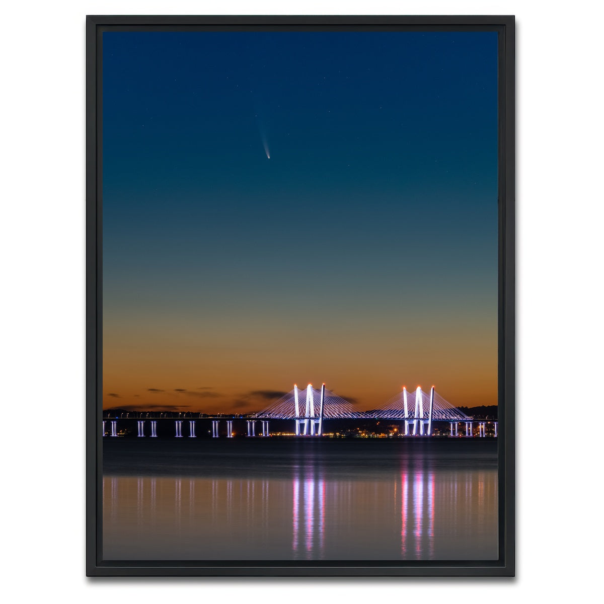 AUTO-MOCKUP WHITE | Neowise Comet | 1 Piece | Black Framed Canvas | group=3x4
