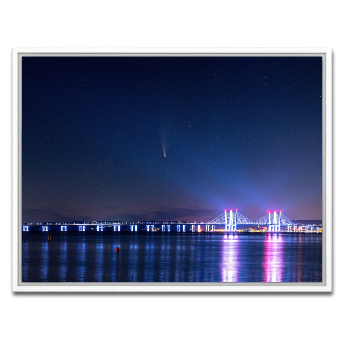 AUTO-MOCKUP WHITE | Neowise Panoramic | 1 Piece | White Framed Canvas | group=4x3