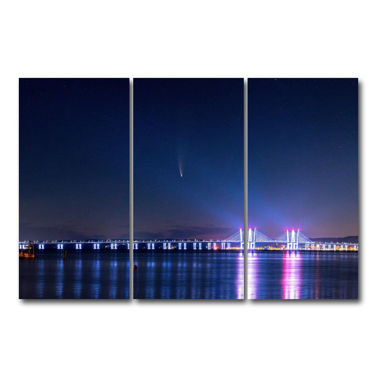 AUTO-MOCKUP WHITE | Neowise Panoramic | 3 Piece | Gallery Wrap Canvas | group=12x24