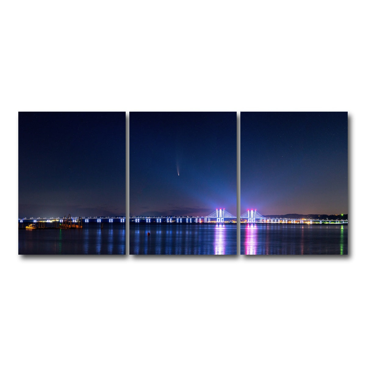 AUTO-MOCKUP WHITE | Neowise Panoramic | 3 Piece | Gallery Wrap Canvas | group=18x24