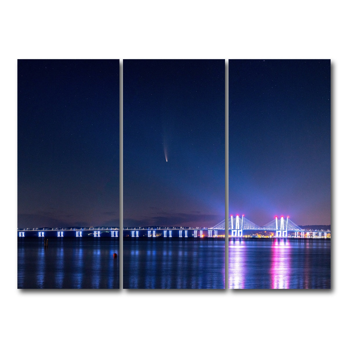 AUTO-MOCKUP WHITE | Neowise Panoramic | 3 Piece | Gallery Wrap Canvas | group=8x18