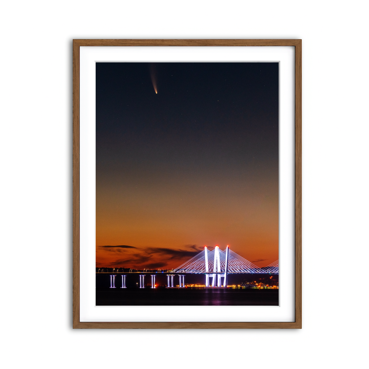 Framed Print 3x4 Walnut