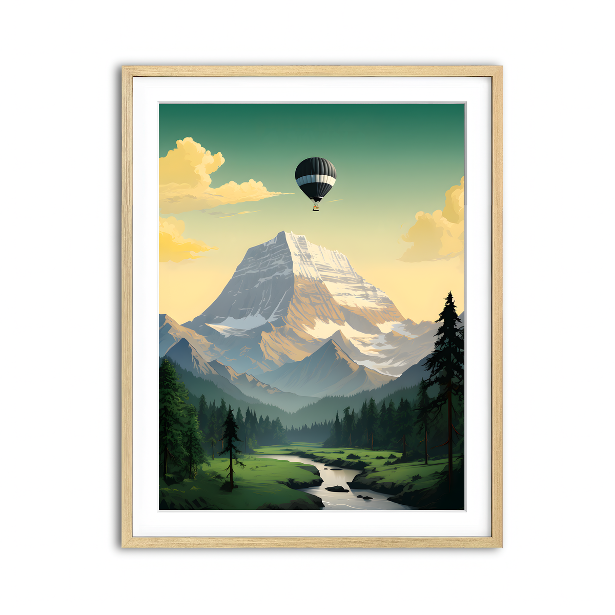 Framed Print 3x4 Natural