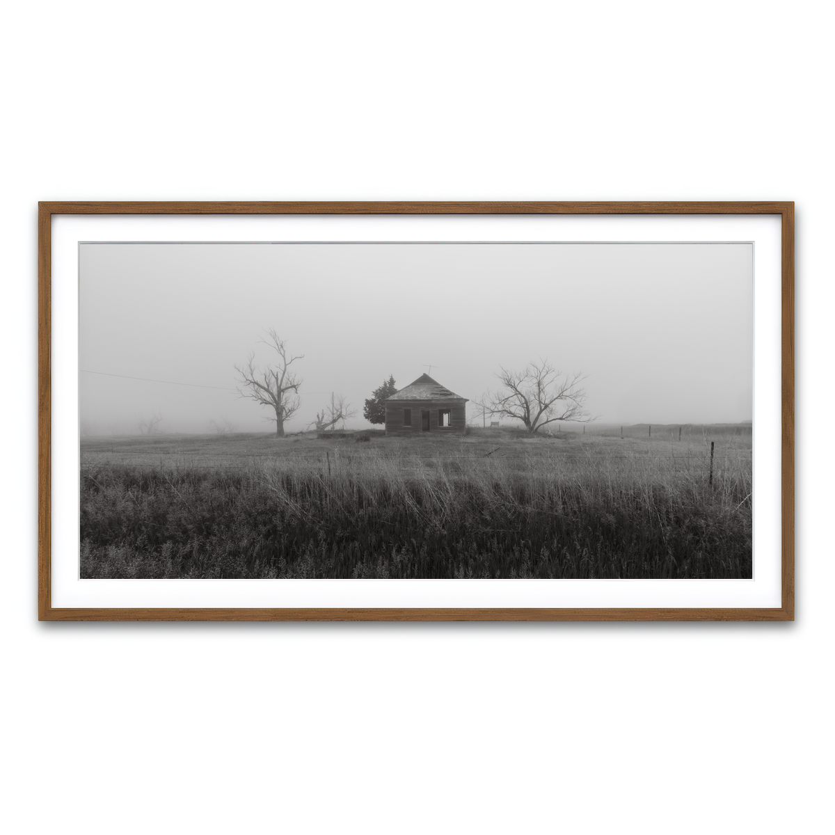 Framed Print 2x1 Walnut