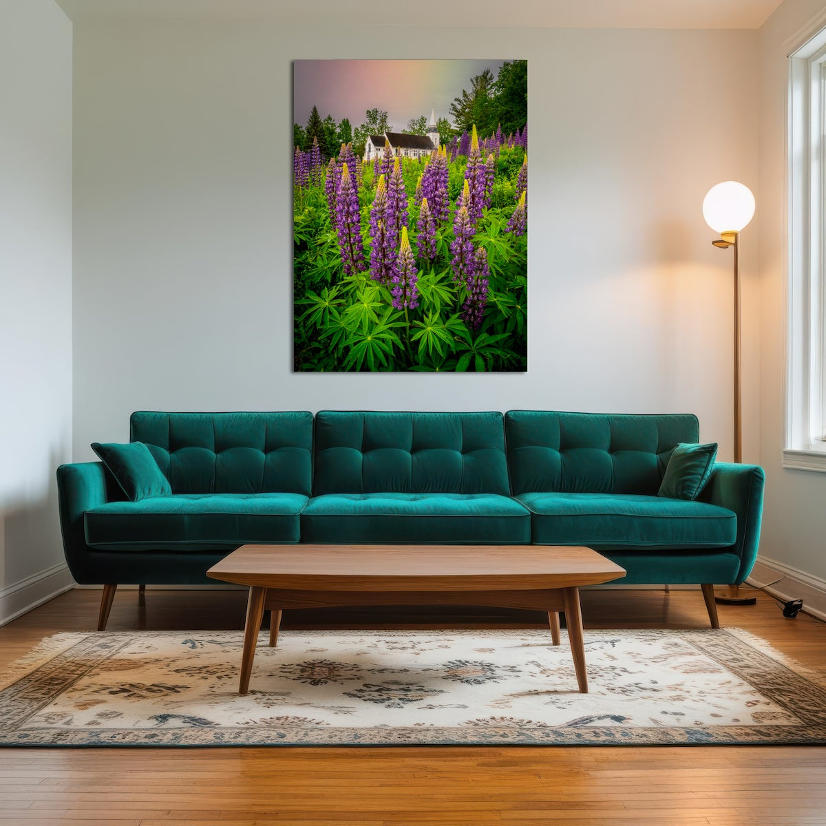 AUTO-MOCKUP ROOM | New Hampshire Lupines