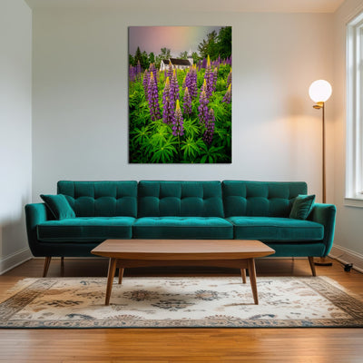 AUTO-MOCKUP ROOM | New Hampshire Lupines