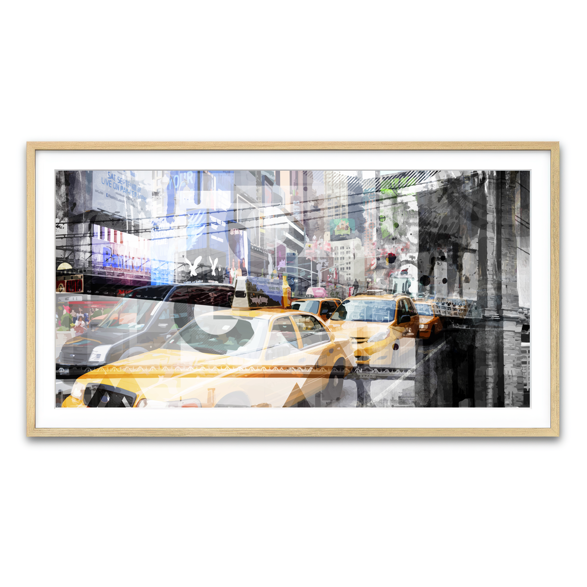Framed Print 2x1 Natural