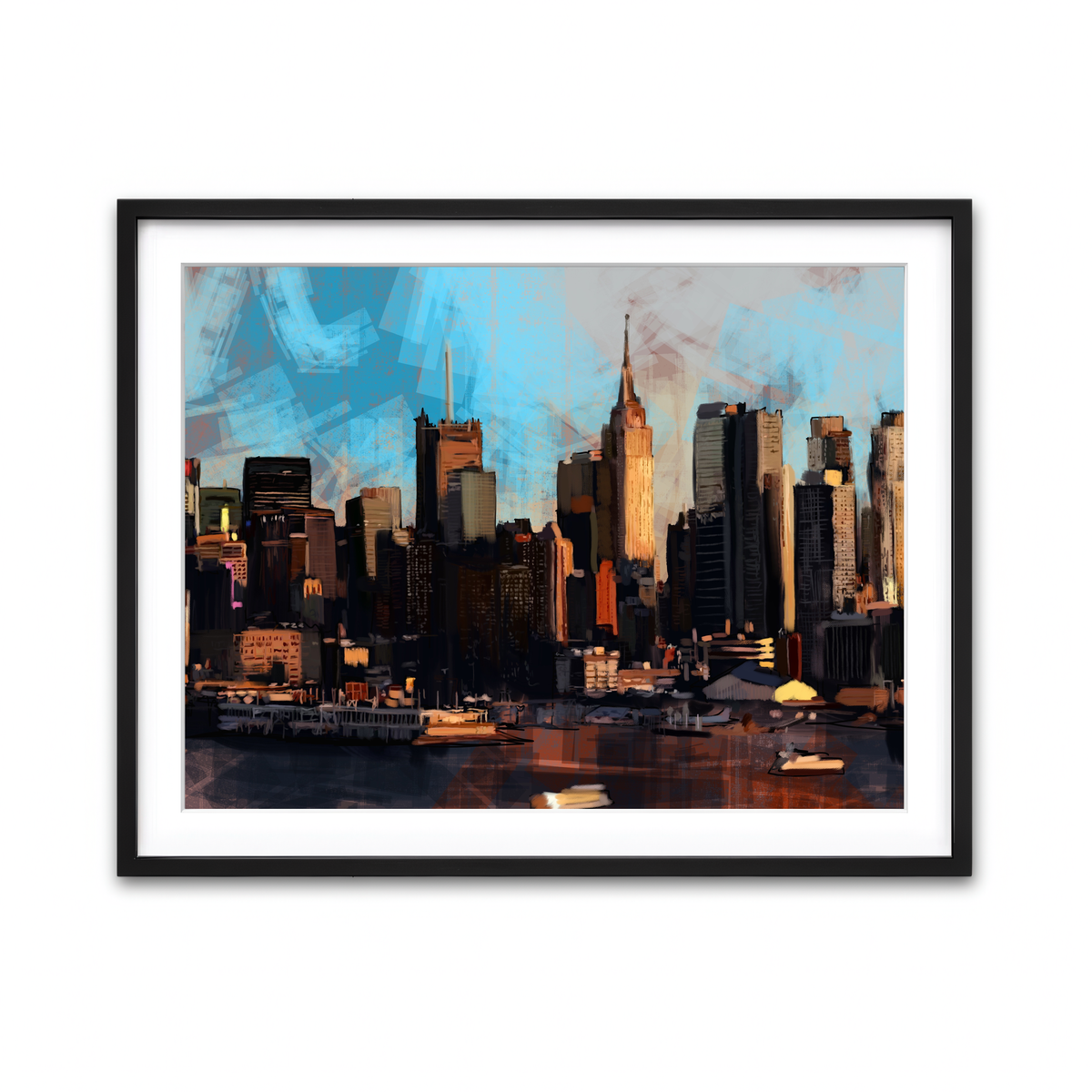 Framed Print 4x3 Black