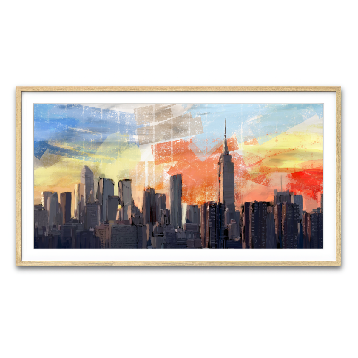 Framed Print 2x1 Natural