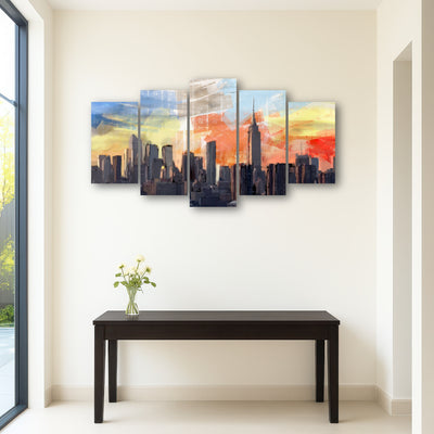 AUTO-MOCKUP ROOM | New York City Skyline at Sunset