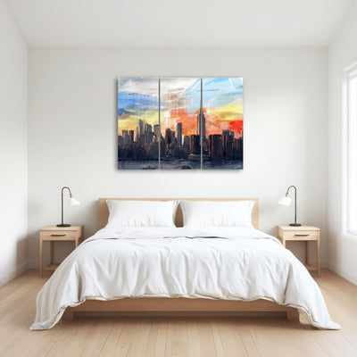 AUTO-MOCKUP ROOM | New York City Skyline at Sunset