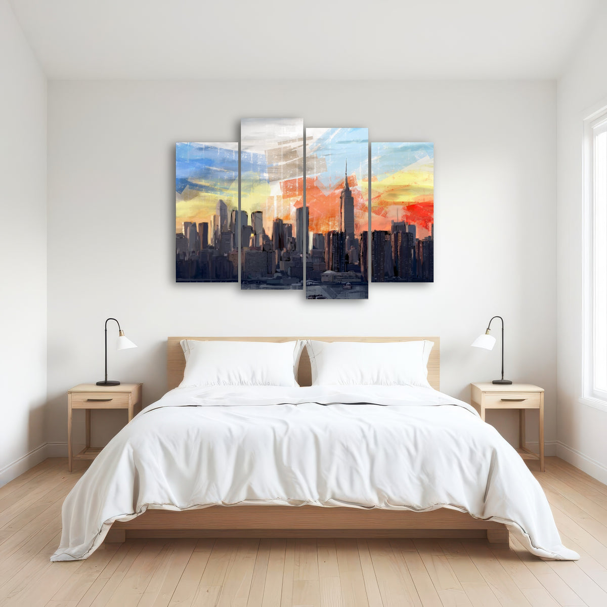 AUTO-MOCKUP ROOM | New York City Skyline at Sunset
