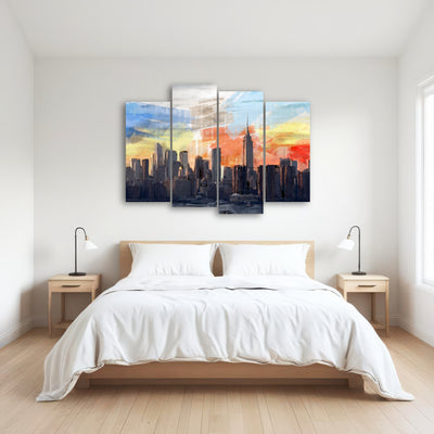 AUTO-MOCKUP ROOM | New York City Skyline at Sunset