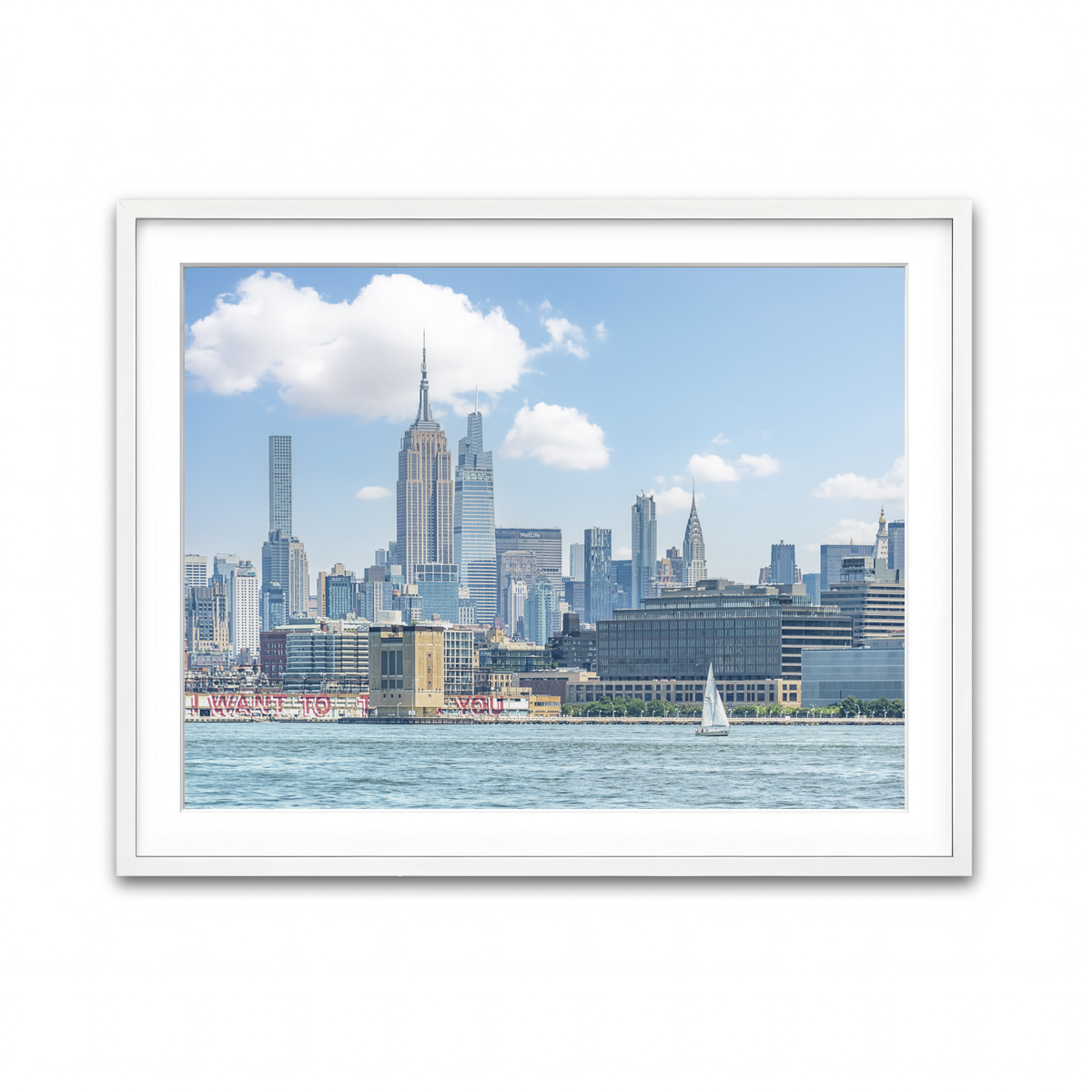 Framed Print 4x3 White