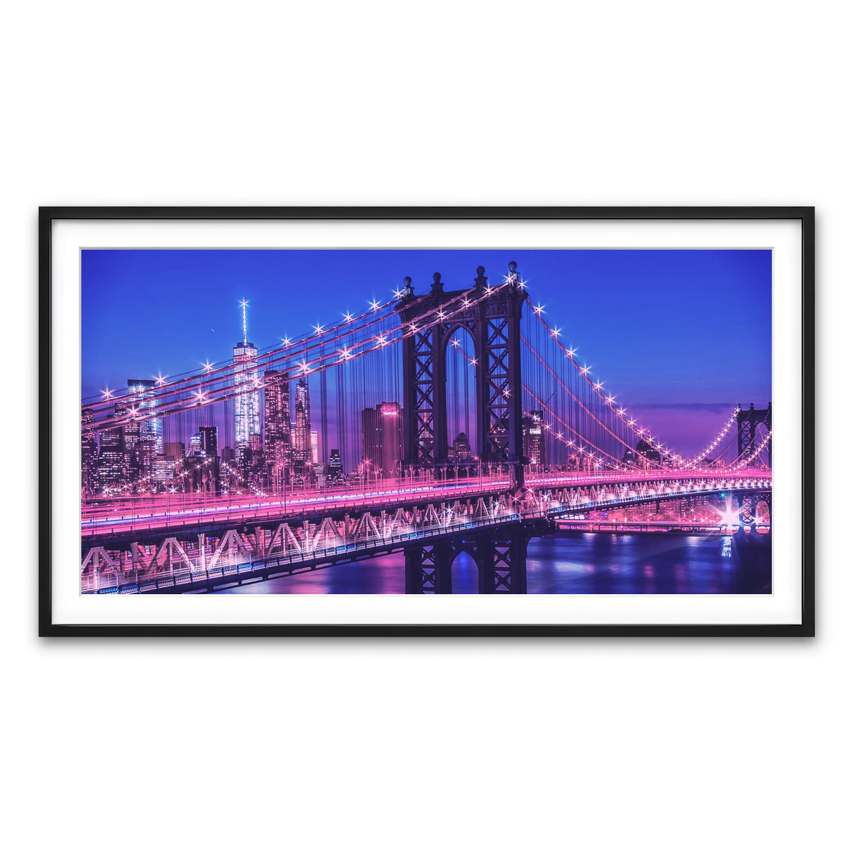 Framed Print 2x1 Black