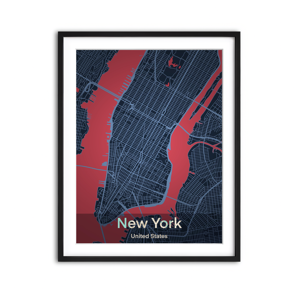 Framed Print 3x4 Black