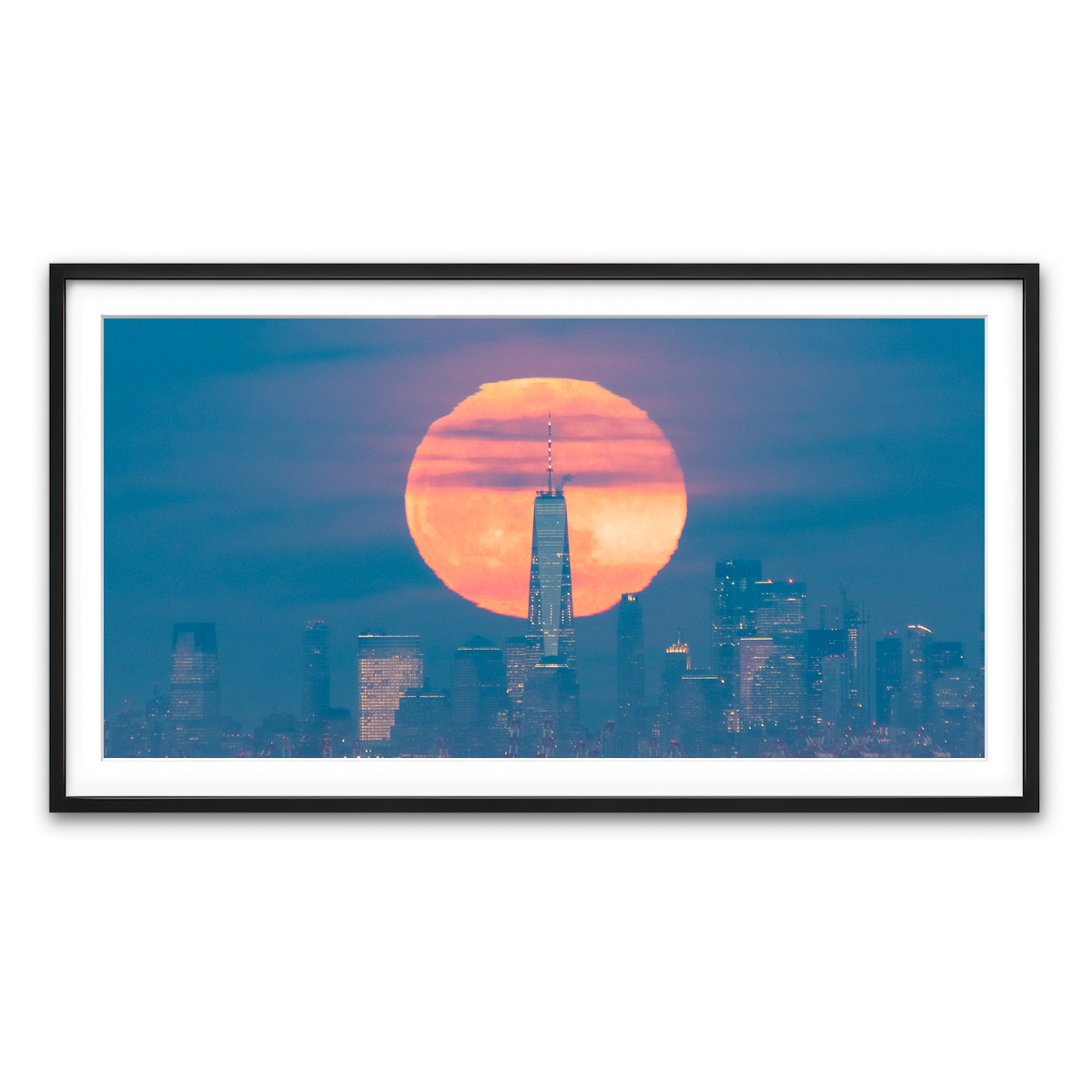 Framed Print 2x1 Black