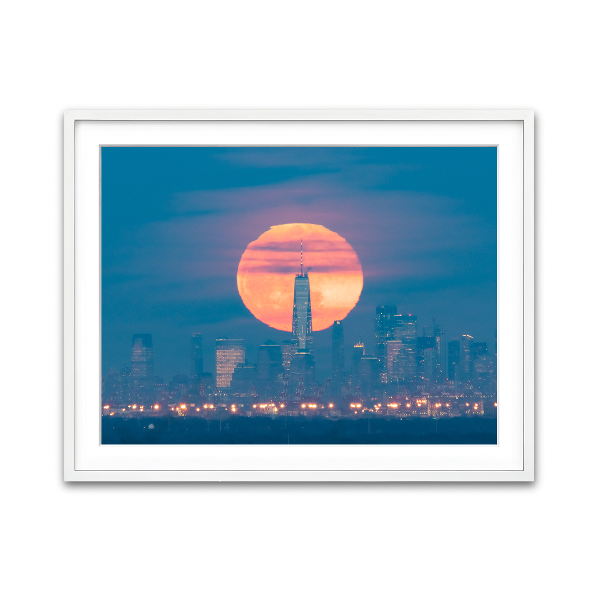 Framed Print 4x3 White