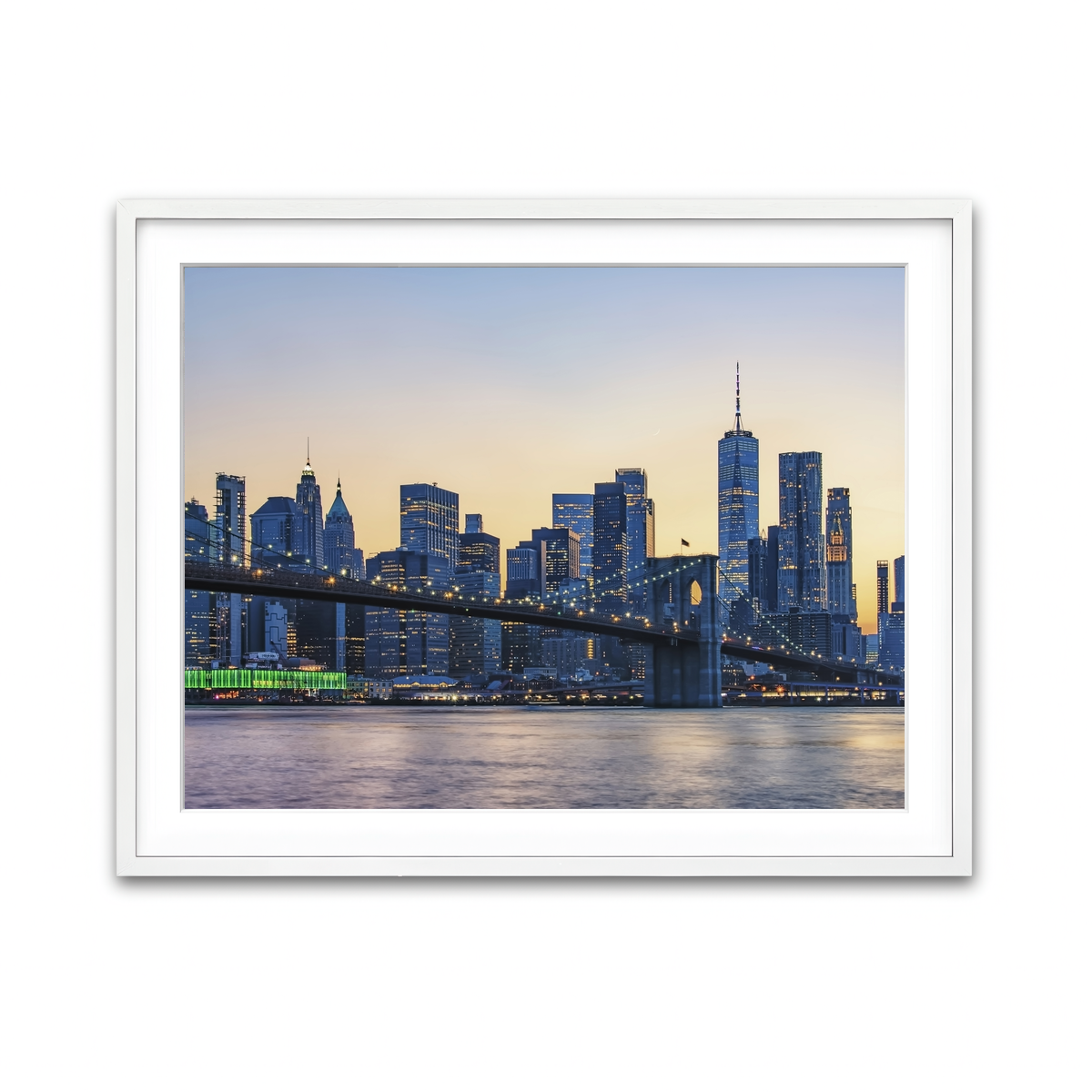 Framed Print 4x3 White