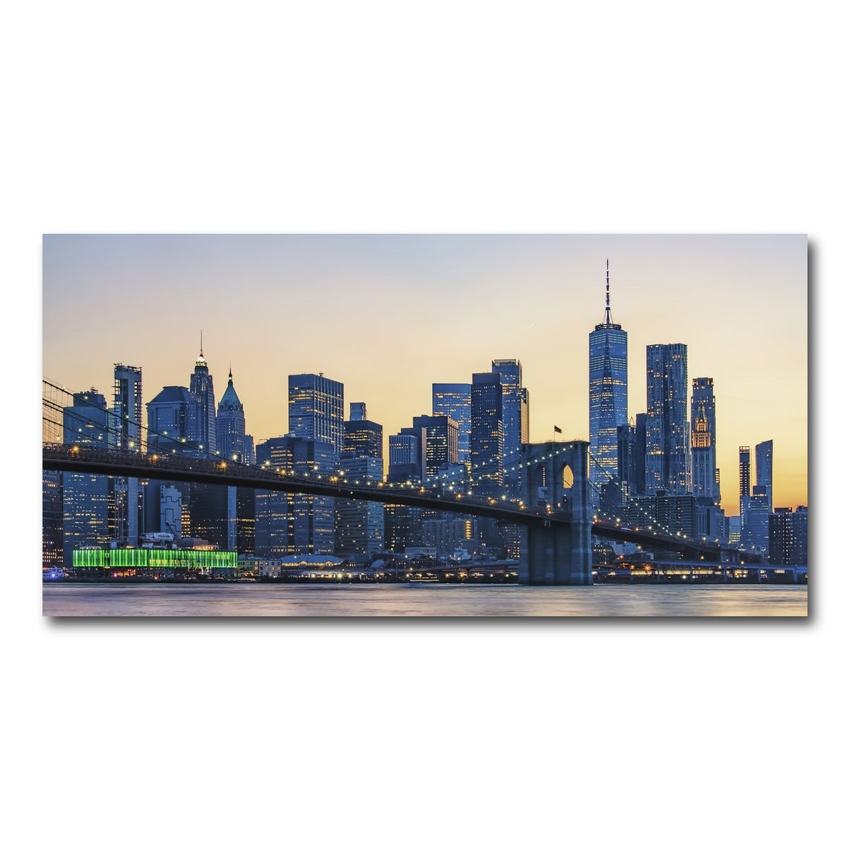 AUTO-MOCKUP WHITE | New York Sunset | 1 Piece | Gallery Wrap Canvas | group=2x1