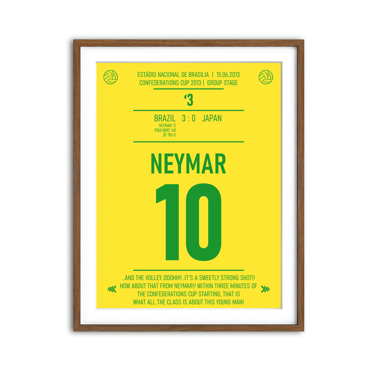 Framed Print 3x4 Walnut